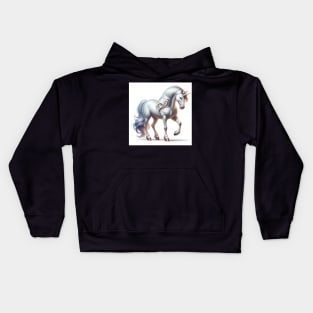 Unicorn Study - Fantasy AI Kids Hoodie